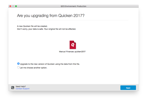download new account on quicken 2015 for mac